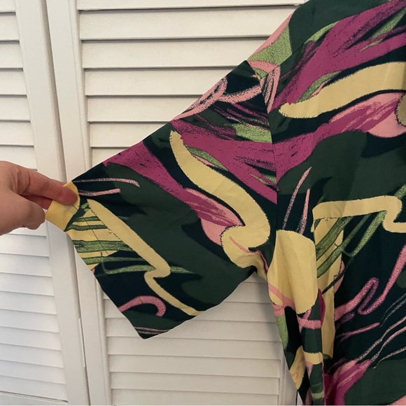 Monki print dress size L New - Picture 4 of 4